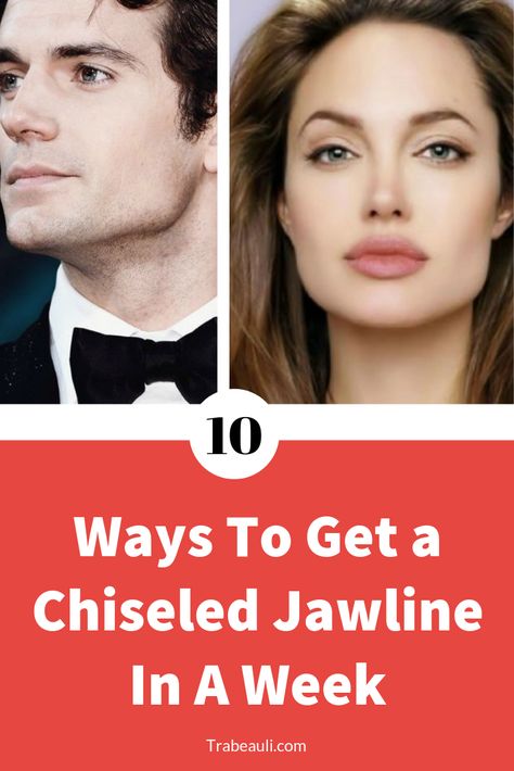 Want to know How to get strong a Chiseled Jawline? If yes so here effective exercises to get jawline without surgery. Read on #beauty #doublechin #jawline #exercise Cheekbones Exercise, Jawline Men, Rid Of Double Chin, Perfect Jawline, Good Jawline, Jaw Exercises, Reduce Face Fat, Jawline Exercise, Exercise While Pregnant