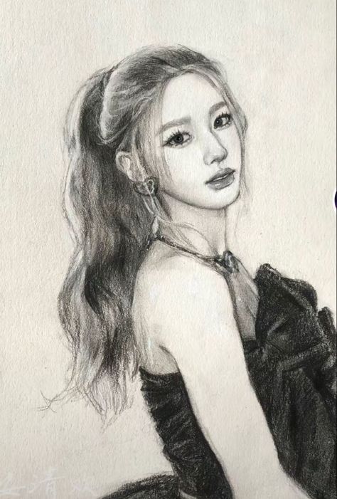 Animation Art Sketches, Cool Pencil Drawings, Art Tools Drawing, Kpop Drawings, Easy Drawings Sketches, Poses References, Portrait Sketches, Art Drawings Sketches Creative, Mini Drawings