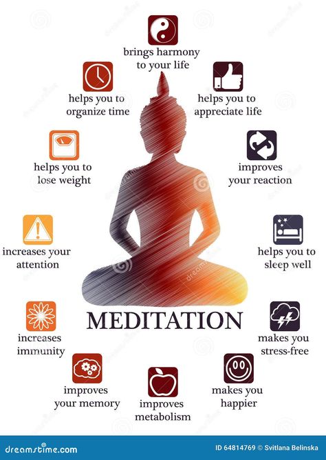 Advantages and benefits of meditation infographic, Buddha meditating posture Workplace Mindfulness, Brain Exercises, Meditation Mantra, Chakras Meditation, Benefits Of Meditation, Usui Reiki, Yoga Apparel, Improve Energy Levels, Stomach Ulcers