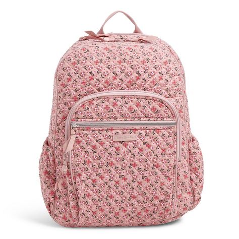 Vera Bradley Campus Backpack, Cute Backpacks For School, Preppy School Supplies, Stylish School Bags, Aesthetic Backpack, Campus Backpack, Backpacks For Women, Backpacks For School, Lightweight Backpack