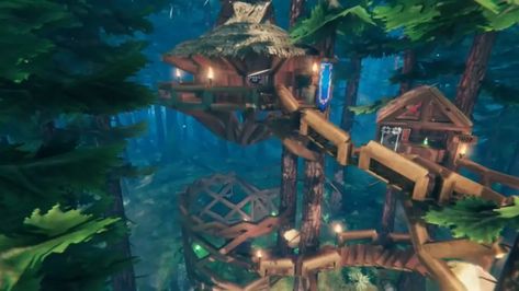 Valheim - 20 Insane Houses Designs & Base Building Ideas | Altar of Gaming Valheim Base Ideas, Valheim Forge, Valheim Building Ideas, House Design Blueprint, Valheim House Ideas, Insane Houses, Valheim Builds, Forge Design, Apocalyptic Art