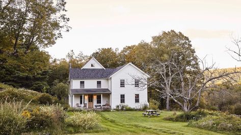 An exceptional timber-framed farmhouse in Upstate New York painstakingly renovated by hand | House & Garden House And Garden Uk, Farm House Exteriors, 1800s Home, Grit And Polish, Humble House, Garden Uk, Mcgee And Co, Forever Home Ideas, New Build Ideas