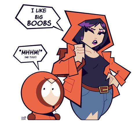 South Park Videos, Kenny South Park, South Park Memes, South Park Funny, Tweek Y Craig, South Park Fanart, Cartoon Crossovers, Scott Pilgrim, Cartoon Shows