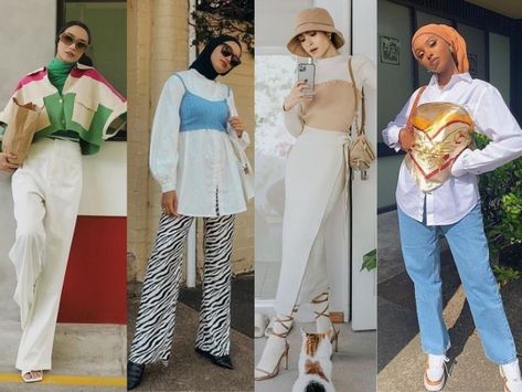 Add a little bit of body text - 2022-02-20T181310.110 How To Make A Crop Top Modest, Crop Top Hijab Outfits, Modest Crop Top Outfits, Outfit For Hijab, Style A Crop Top, Bandeau Top Outfits, Modesty Journey, Hijab Outfit Ideas, Muslim Girl Outfits