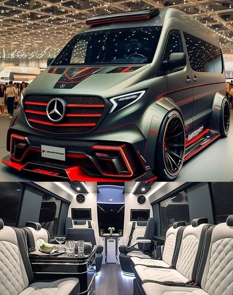 Mercedes Benz Bus, Classic Cars Trucks Chevy, Mercedes Camper, Mercedes Van, Luxury Van, Class B Rv, Custom Campers, Mercedes Benz Vito, Luxury Rv