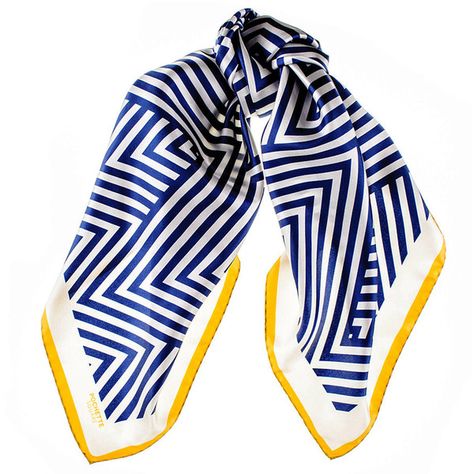 Black Navy and White Geometric Italian Silk Square Scarf (840 CNY) ❤ liked on Polyvore featuring accessories, scarves, chevron scarves, black scarves, square scarves, chevron print scarves and black shawl Basic Wardrobe Pieces, Black Scarves, Shawl Black, Chevron Scarves, Geometric Scarf, Silk Scarf Style, Fabric Photography, Black Shawl, Ways To Wear A Scarf