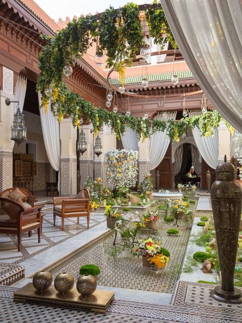 The Royal Mansour Marrakech Morocco, Marrakech Morocco Aesthetic, Damascus House, Morocco Market, Morocco House, Royal Mansour Marrakech, Morocco Hotel, Morocco Beach, 2023 Moodboard