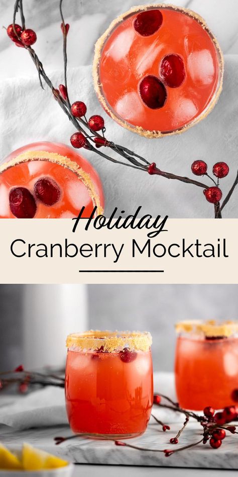 Non Alcoholic Elixirs, Sparkling Cider Mocktail Recipe, Orange Cranberry Mocktail, Club Soda Drinks Non Alcoholic, Cranberry Orange Mocktail, Cranberry Juice Mocktail Recipe, Cranberry Mocktail Non Alcoholic, Thanksgiving Mocktail Non Alcoholic, Fall Mocktail Non Alcoholic