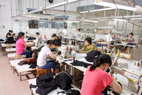 Worker in a chinese garment factory. Dongguan Guangdong, China - June 4, 2013: a , #sponsored, #factory, #Dongguan, #Guangdong, #Worker, #chinese #ad Factory Worker, Factory Work, Aircraft Mechanics, Garment Factory, Dongguan, Ufo Sighting, Photoshop Effects, Photo Image, Stock Photos