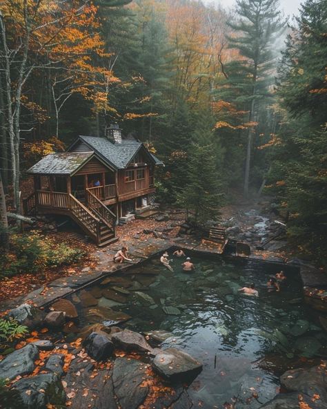 Pine Forest House, Cabin On A Lake, Forest Cabins, Dragonfly Quotes, Abandoned Plantations, Little Cabin In The Woods, Log Cabin Rustic, Small Log Cabin, Nice Houses