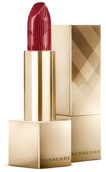 Burberry Beauty Festive Burberry Kisses Lipstick - No. 117 Parade Red Burberry Makeup, Sparkle Makeup, Gold Lipstick, Burberry Beauty, Glossier Lipstick, Sheer Lipstick, Gold Lips, Best Lipsticks, Gold Makeup