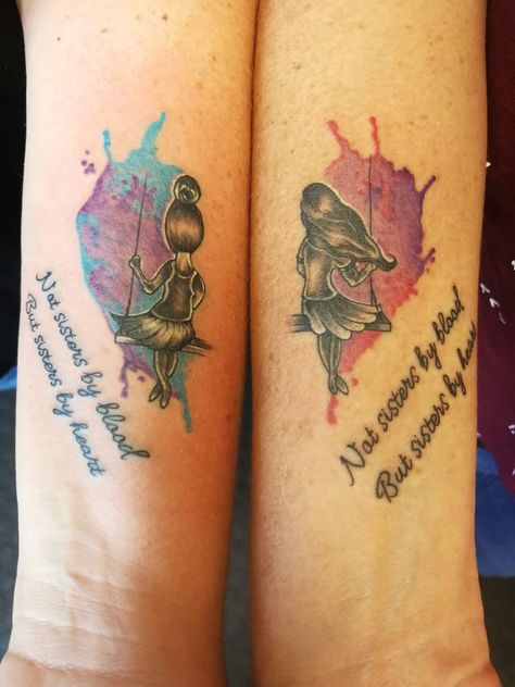 Sisters By Heart, Watercolor Tattoo, Tattoo Designs, Tattoos