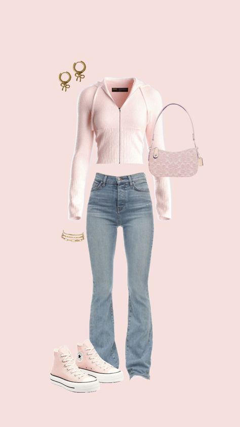 #outfitinspo #clothes #cute #pink #bow Bow Outfit, Bow Aesthetic, Clothes Cute, Outfit Inspo Casual, Cute Swag Outfits, Simple Trendy Outfits, Aesthetic Outfit, Cute Everyday Outfits, Really Cute Outfits