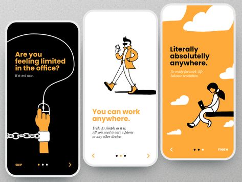 Mobile Illustration, Onboarding App, Desain Ux, App Design Layout, Mobile App Design Inspiration, App Interface Design, App Design Inspiration, App Interface, Ui Design Inspiration