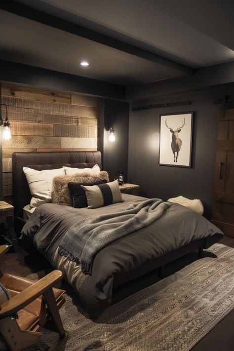 Young Male Bedroom Ideas, Young Adult Bedroom Male, Young Adult Male Bedroom Ideas, Bedroom Ideas Masculine, Adult Male Bedroom Ideas, Young Adult Bedroom, Male Bedroom, Male Bedroom Ideas, Men's Bedroom