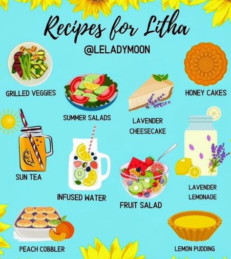 Litha Food, Litha Ideas, Litha Celebration, Summer Equinox, Cottagecore Recipes, Pagan Holidays, Sun Tea, Salem Witch, Witchy Woman