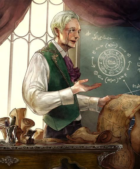 Card: Gilles, professeur de magie Dnd Wizard, Man Cards, Modern Magic, Magic School, Fantasy Concept Art, High Fantasy, Fantasy Inspiration, Male Art, Dnd Characters