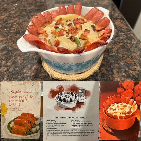 Recipes Vintage, How To Cook Potatoes, Delicious Meals, Mushroom Soup, Creamed Mushrooms, Vintage Pyrex, I Love A, Pyrex, The Recipe