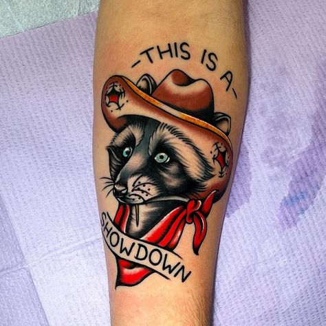 @notcody shared a photo on Instagram: “Rocky Raccoon for @jack.r.harding 🦝 Based off The Beatles song, of course. #traditional #traditionaltattoo #tradworkers #raccoon #raccoons…” • Mar 9, 2022 at 4:33pm UTC Traditional Raccoon Tattoo, Rocky Raccoon, Raccoon Tattoo, Beatles Songs, Tattoo Shop, Picture Tattoos, Traditional Tattoo, Of Course, The Beatles