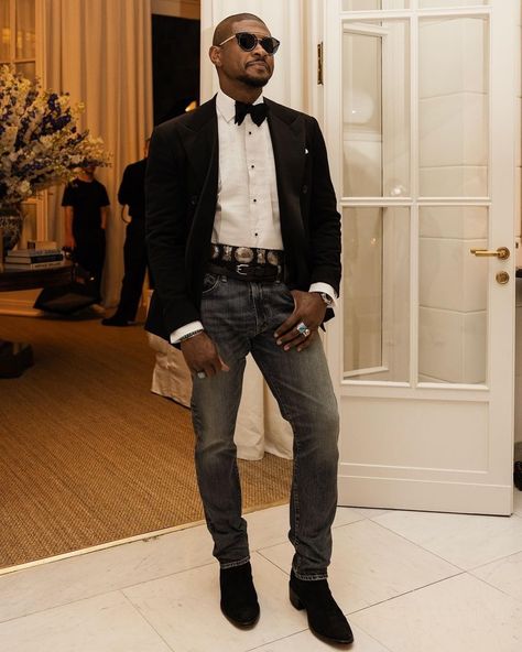 Usher Fashion, Usher Raymond, Jonathan Bailey, Dapper Gentleman, Men Fashion Casual Outfits, Fashion Help, Western Wear, Milan Fashion Week, Daily Outfits