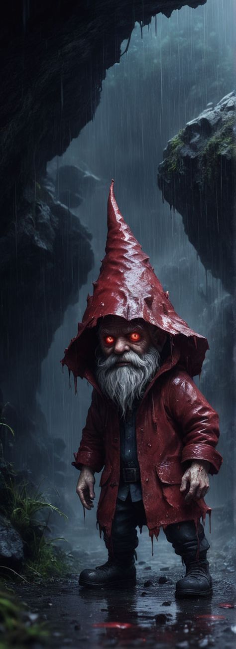 Evil Gnome Art, Evil Gnome, Deep Gnome, Realistic Cartoons, Beast Creature, Roleplay Characters, Dnd Monsters, Fantasy Collection, Fantasy Story