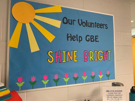 Join Pta Bulletin Board Ideas, Volunteer Bulletin Board Ideas, Volunteer Bulletin Board, Pto Bulletin Board Ideas, Pta Bulletin Board Ideas, Spotlight Bulletin Board, Pto Bulletin Board, Pta Bulletin Boards, Pto Board