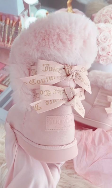 Christmas Gift Ideas Coquette, Pink Holiday Aesthetic, Pink Christmas Coquette, Shein Coupons, Juicy Couture Boots, Sugarplum Christmas, Cute Kawaii Outfits, Cute Uggs, Pink Uggs