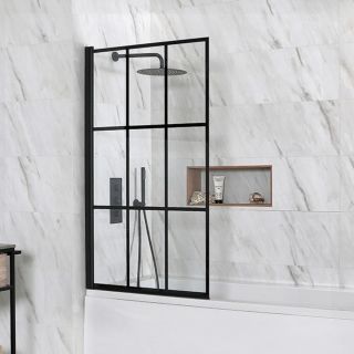 Bath Panels and Accessories | BigBathroomShop Bath Shower Screen, Bath Panels, Bath Front Panel, L Shaped Bath, Grid Design Pattern, Bath Rack, Shower Over Bath, Traditional Bathrooms, Bad Accessoires