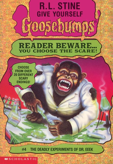 List of Goosebumps books | Goosebumps Wiki | Fandom Goosebumps Film, Zombie School, Rl Stine, Goosebumps Books, Mad Scientists, Adventure Books, Cover Illustration, Trivia Questions, Mad Scientist