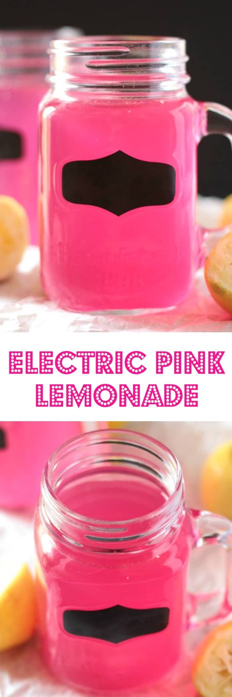 Electric Pink Lemonade Pink Lemonade Vodka Slush, Birthday Ideas For Adults, Pink Lemonade Punch, Pink Lemonade Frosting, Pink Lemonade Cookies, Pink Lemonade Blueberry, Pink Lemonade Vodka, Pink Lemonade Cake, Pink Lemonade Recipes