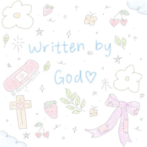 Doodle Aesthetic, Loved By God, Gods Princess, Cute Bibles, Aesthetic Ig, Christian Bible Quotes, Jesus Is Life, Christian Memes, Lord And Savior