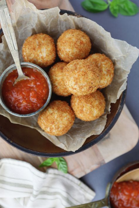 Shrimp Orzo Salad, Italian Rice Balls, Cucumber Goat Cheese, Short Grain Rice, Italian Truffles, Shrimp Orzo, Truffle Cheese, Arancini Recipe, Italian Rice