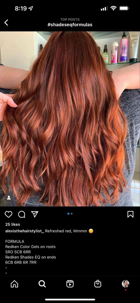 Cooper Hair Formula, Redken Dark Copper Hair Formulas, Cowboy Copper Shades Eq Formula, Cowboy Copper Hair Color Brunette, Cowboy Copper Hair Redken, Red Color Formulas, Low Maintenance Red Hair Color, Shades Eq Cowboy Copper Formula, Cowboy Copper Formula Shades Eq