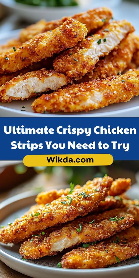 Discover the secret to making crispy, golden chicken strips at home. This easy recipe features a perfectly seasoned breading that locks in juiciness. Perfect for dipping or as a main dish, these homemade chicken strips are a crowd-pleaser for all ages. Homemade Chicken Strips, Chicken Strips Recipe, Chicken Strip Recipes, Golden Chicken, Brown Bread, Chicken Strips, Crispy Chicken, Crowd Pleaser, Dipping Sauce