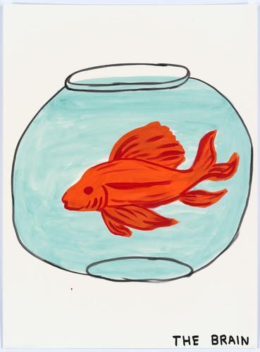 Fish Bowl Illustration, David Pearce, Bowl Illustration, Sinking Ship, Fish Bowls, Goldfish Bowl, David Shrigley, A Rat, Scottish Artists