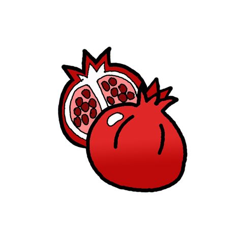 Pomegranate Drawing, Easy Drawing Guides, Drawing Guides, Drawing Easy, Guided Drawing, Easy Drawing, Learn To Draw, Pomegranate, Easy Drawings