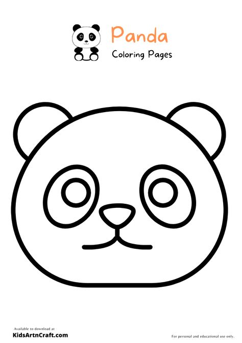 Panda Coloring Pages For Kids – Free Printables Check more at https://www.kidsartncraft.com/panda-coloring-pages/ Panda Template Free Printable, Panda Punch Needle, Panda Outline Drawing, Punch Needle Templates Free Printable, Punch Needle Art Free Pattern, Panda Coloring Pages Free Printable, Panda Outline, Punch Needle Templates, Panda Template