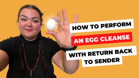 Return To Sender Egg Cleanse, Egg Cleanse, Return To Sender, Personal Energy, Psychic Medium, Psychic Mediums, Energy Field, An Egg, Negative Energy