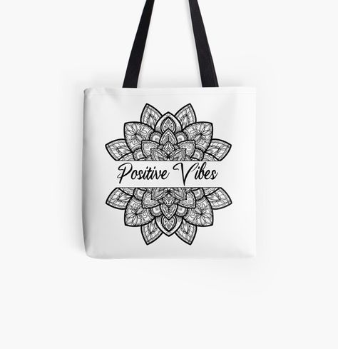 Mandala Tote Bag, Design Tote Bag, Art Bag, Mandala Pattern, Mandala Design, Tote Bag Design, Cotton Totes, Mandala Art, Cotton Tote Bags