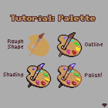 How To Draw Pixel Art Characters, Pixel Art Face Tutorial, Pixel Art Game Assets, Pixel Art Palette, Pixel Sprites Character, Pixel Art Clothes, Tea Pixel Art, Pixel Art Eyes, Spooky Pixel Art