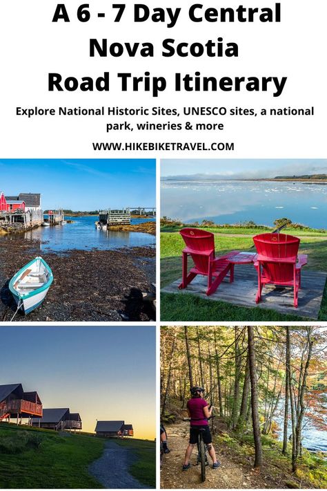 Nova Scotia Road Trip, East Coast Canada, Nova Scotia Travel, Annapolis Valley, Bike Travel, Visit Canada, Trip Itinerary, Bike Trips, Road Trip Itinerary