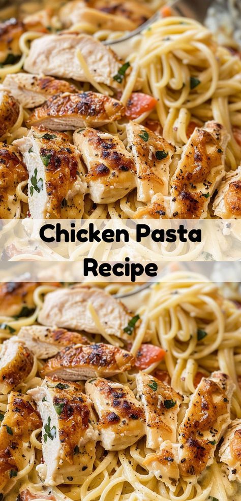 Want chicken pasta recipes easy to make? This Chicken Pasta Recipe is for you! Among the top chicken pastas recipes, it’s a delicious choice for dinner. Easy Chicken Pasta Recipe, Pasta Recipes Easy, Marry Me Chicken Pasta, Marry Me Chicken Recipe, Marry Me Chicken, Pre Cooked Chicken, Top Chicken Recipes, Savory Chicken, Chicken Pasta Recipes