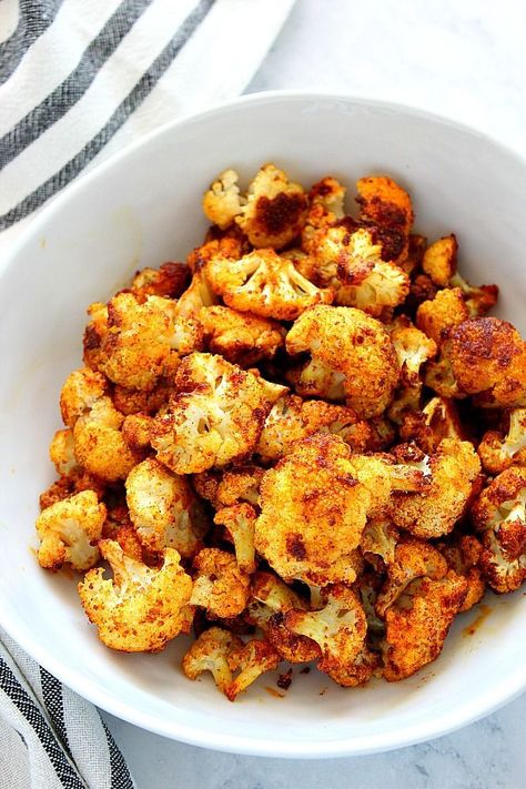 Shawarma Roasted Cauliflower Recipe - delicious cauliflower tossed in shawarma seasoning and roasted to perfection. Roasting Cauliflower, Skillet Rolls, Shawarma Seasoning, Roasted Cauliflower Recipe, Takeout Recipes, Buttery Rolls, Roasted Cauliflower Recipes, Cauliflower Recipe, Pasta Carbonara