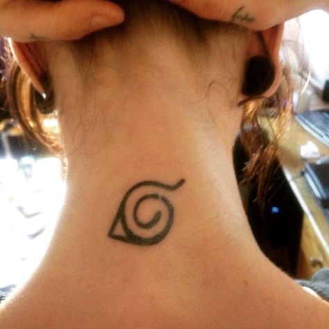 Hidden Leaf Tattoo, Leaf Village Tattoo, Leaf Village Symbol, Geeky Tattoos, Tattoo On The Back, Hidden Leaf Village, Leaf Symbol, Fun Tattoos, Leaf Village