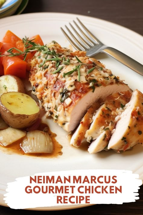 Are you craving a delicious and flavorful dish of gourmet chicken? Look no further than Neiman Marcus Gourmet Chicken! This dish is an easy-to-make weeknight Neiman Marcus Chicken, Gourmet Chicken, Chicken Breast Recipe, Kitchen Guide, Breast Recipe, Side Dishes Easy, Easy Chicken Recipes, Chicken Breast Recipes, Roasted Vegetables