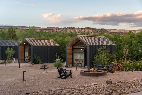 This Is What Building a Hotel for Nomadic Lifestyles Looks Like | Architectural Digest Saudi Desert, Segi Lima, Desert Camping, Utah Desert, Grand Staircase Escalante, Outdoor Cinema, Tiny Cabins, Rustic Retreat, Cool Coffee Tables