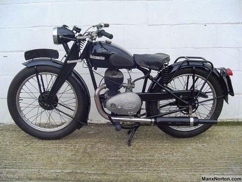 Classic English Motorcycles of the 1940s, 50s and 60s | Sheldon's EMU 50s Motorcycle, Motor Bicycle, Bicycle Motor, Retro Bikes, Small Motorcycles, Motorcycles And Scooter, British Motorcycles, Motor Cycles, Rat Bike