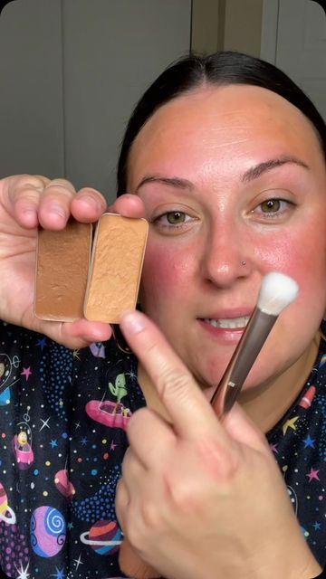 Chelsea Sutter on Instagram: "Shades Used Hollywood Bella & Tanlines Amber Ash Can you believe we achieved such a fresh look with such little makeup? If you need a color match for your flushing blushing skin comment MAKEUP 🇺🇸🇨🇦 except Quebec #seintmakeup #seint #seintbeauty #makeuplesson #easymakeup #rosacea" Seint Highlight Swatches, Makeup Lessons, Fresh Look, A Color, Simple Makeup, Color Matching, Ash, Chelsea, Amber