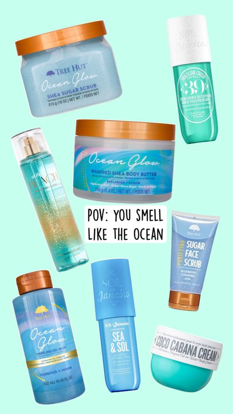 Smell Like The Ocean, Smell Like The Beach, Beach Scent, Mermaid Skin, Sephora Skin Care, Body Smells, Pretty Skin Care, Bath And Body Care, Body Care Routine