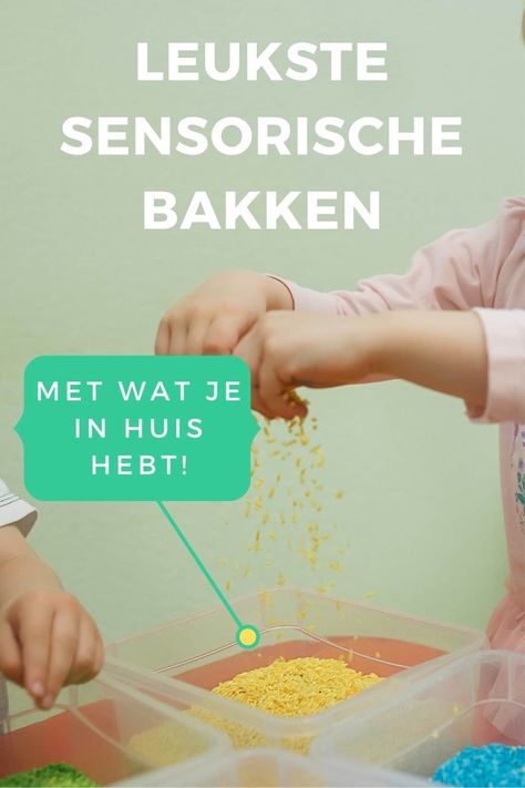 In dit artikel zal ik de leukste sensorische activiteiten met bakken, blokken en ballen bespreken zodat je altijd wat te spelen hebt. Sensory Boards, Sensory Boxes, Tuff Tray, Sensory Stimulation, Open Ended Play, Busy Bags, Sensory Bin, Sensory Bins, Peg Dolls